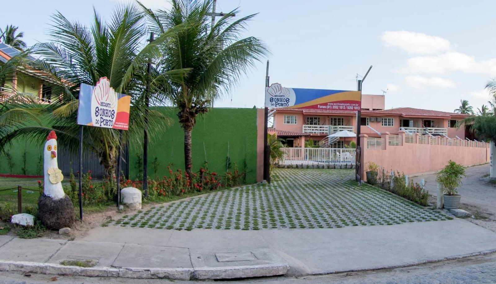 Pôrto das Galinhas Pousada Flats Recanto Sonhos Do Porto מראה חיצוני תמונה